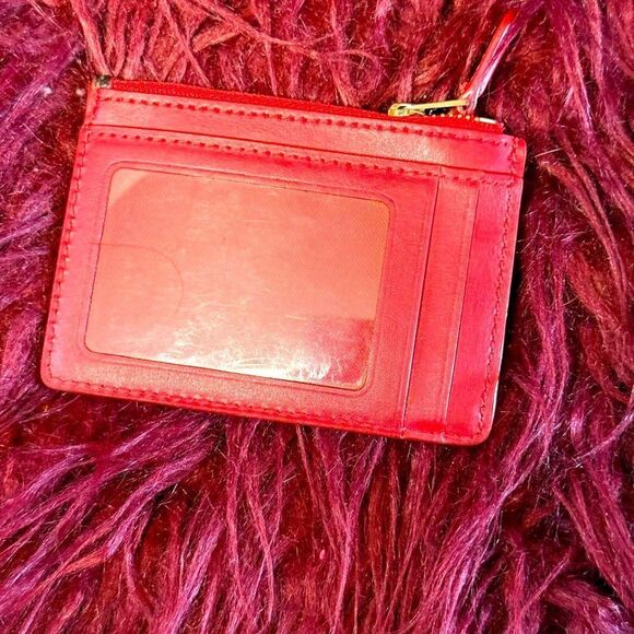 Coach Dark Brown Leather Keychain Pouch - Picture 3 of 4